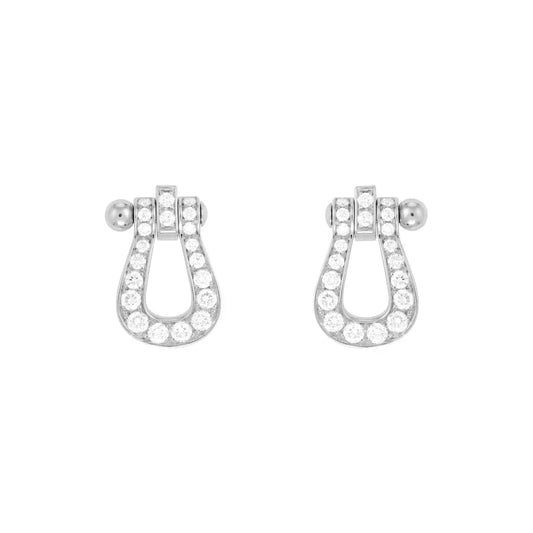 [⭐Aura]FORCE 10 FULL DIAMOND STUD EARRINGS MINI MODEL