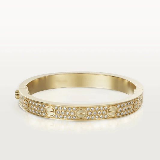 [⭐Aura]LOVE BRACELET 6.1MM DIAMOND-PAVED