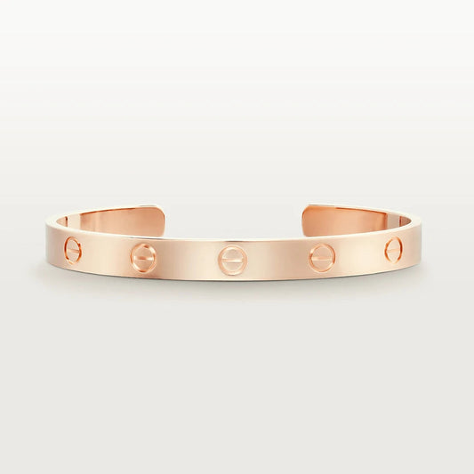 [⭐Aura]LOVE BRACELET 6.1MM OPEN CUFF