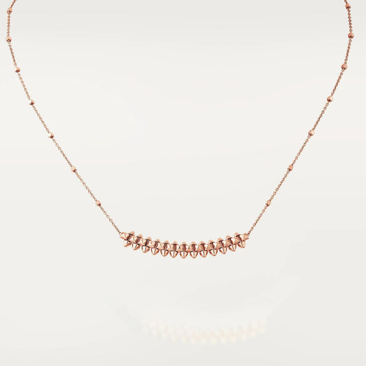[⭐Aura]CLASH PINK GOLD NECKLACE