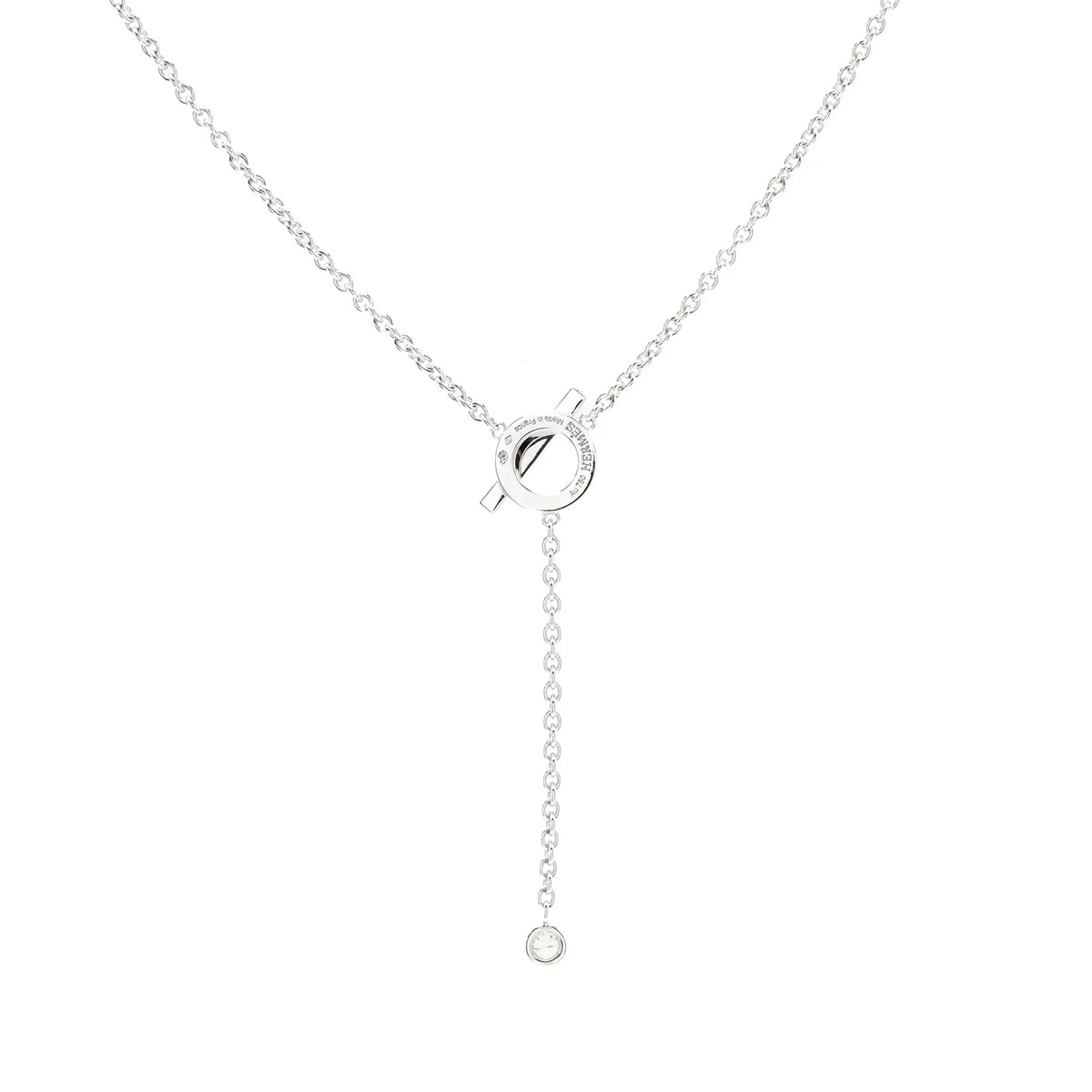 [Spark]FINESSE SILVER DIAMOND NECKLACE