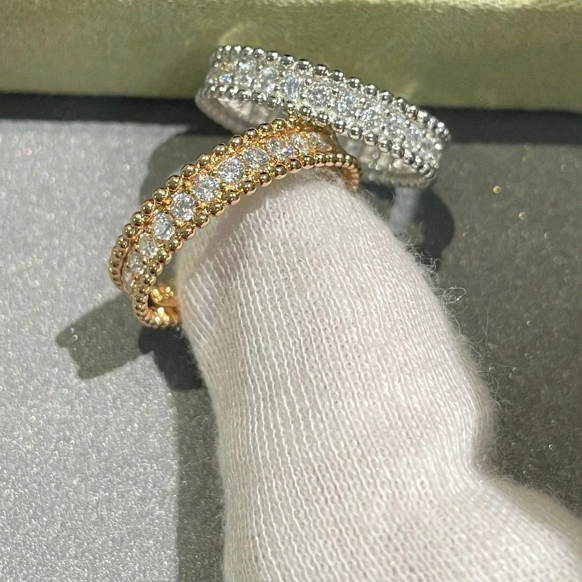 [⭐Spark]PERLEE DIAMOND ROSE GOLD RING