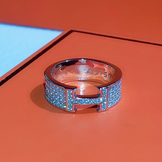 [⭐Aura]H RING FULL DIAMOND