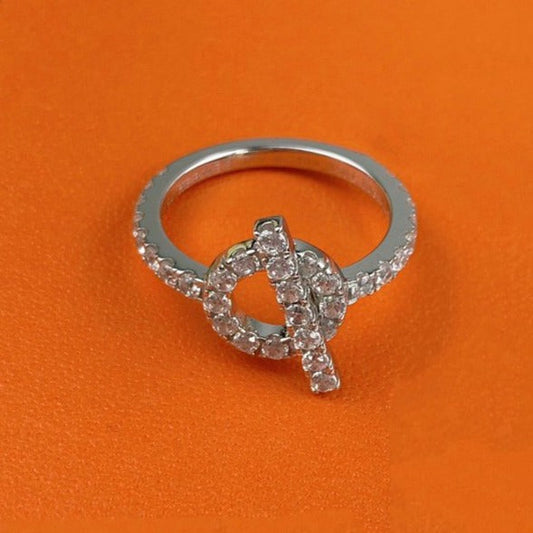 [⭐Aura]ECHAPPEE RING SILVER DIAMOND