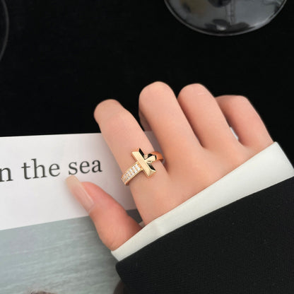 [Spark Jewels]T WIDE DIAMOND RING