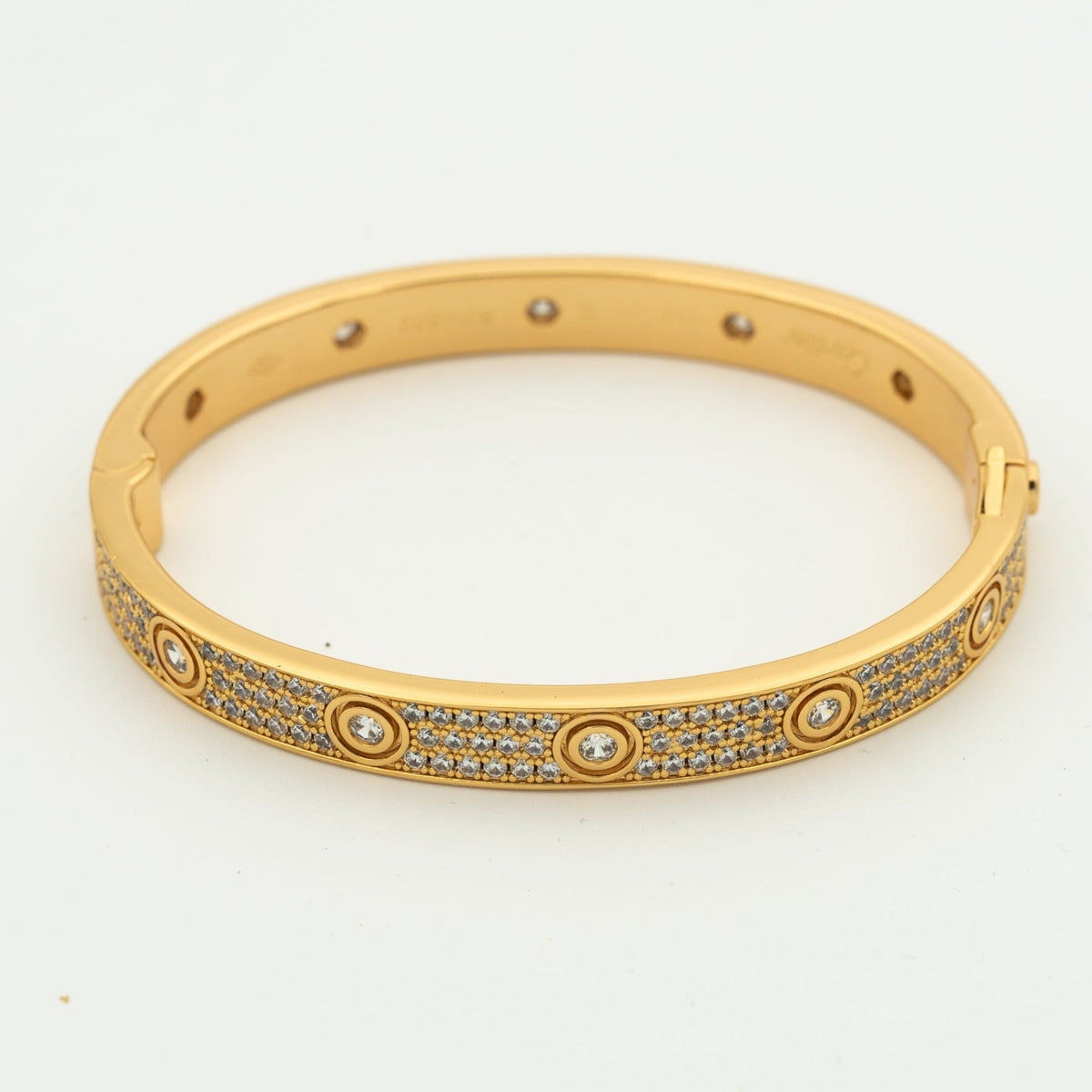 [Spark]LOVE BRACELET 6.1MM DIAMOND-PAVED 10 BIG DIAMONDS