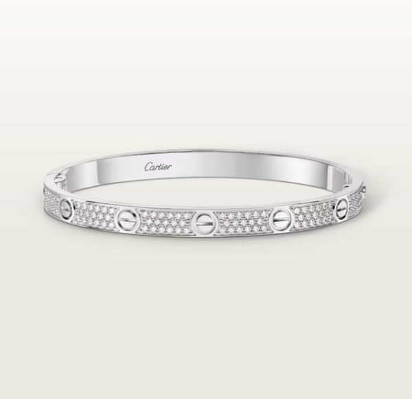 [⭐Aura]NEW-LOVE-4.8MM-Width Diamond-Studded Bracelet