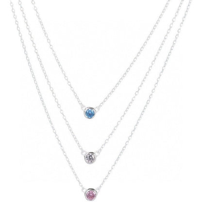 [Spark Jewels]ELSA PERETTI SERIES SINGLE DIAMOND SIMPLE NECKLACE