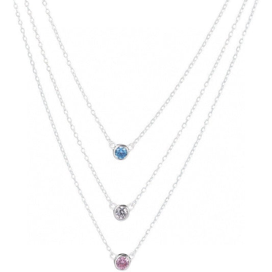 [Spark Jewels]ELSA PERETTI SERIES SINGLE DIAMOND SIMPLE NECKLACE