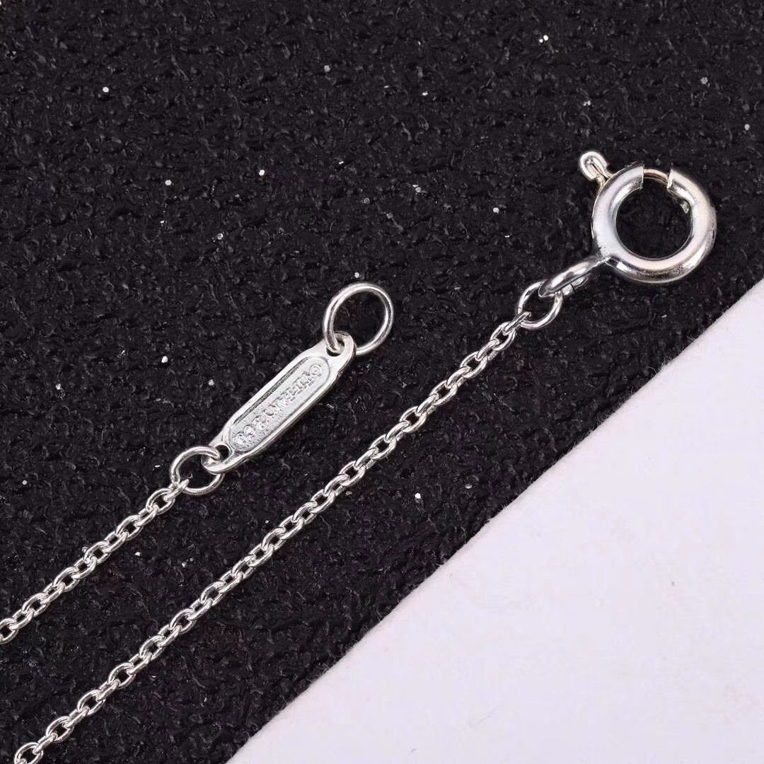 [Spark Jewels]MOISSANITE STONE CROSS PENDANT NECKLACE SIMULATED DIAMOND CROSS CHOKER