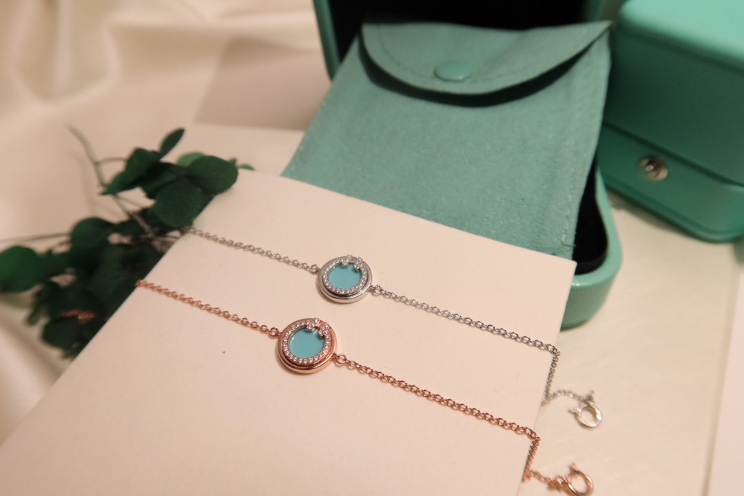 [Spark Jewels]DIAMOND CIRCLE PINK GOLD BRACELET