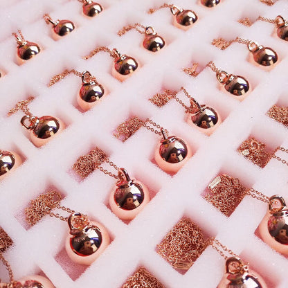 [Spark Jewels]HARDWEAR PENDENTIF BALL ROSE NECKLACE