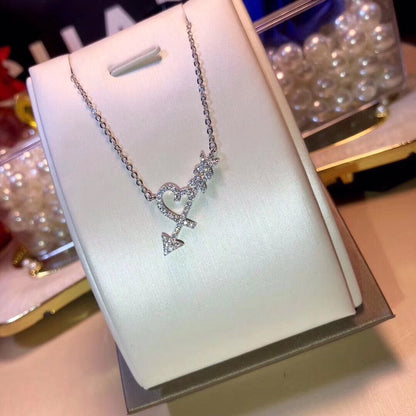 [Spark Jewels]COLGANTE HEART & ARROW NECKLACE