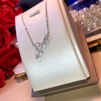 [Spark Jewels]COLGANTE HEART & ARROW NECKLACE