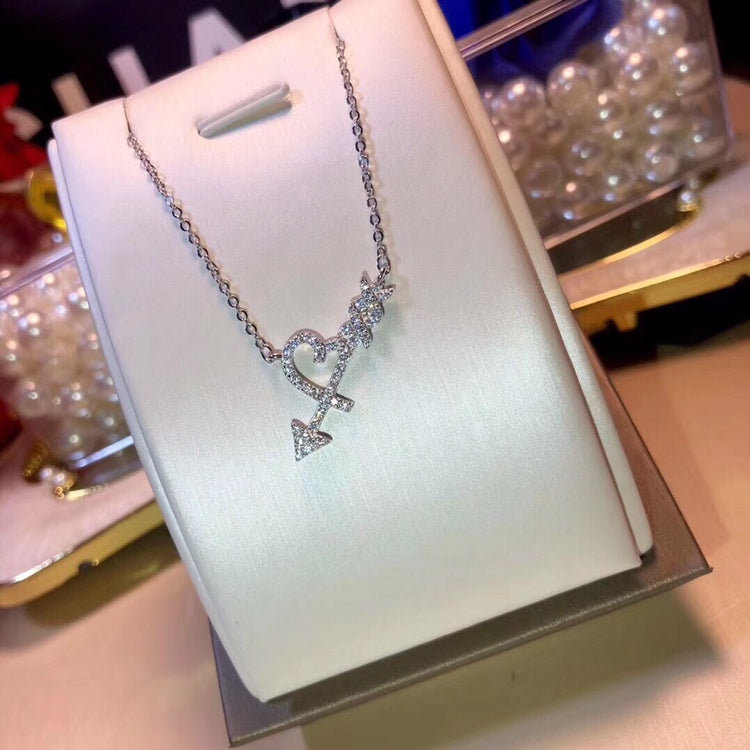 [Spark Jewels]COLGANTE HEART & ARROW NECKLACE