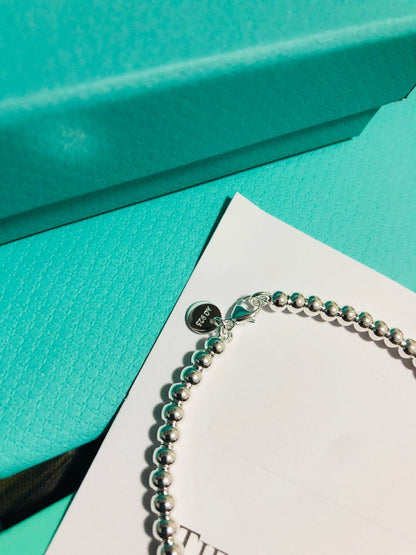 [Spark Jewels]LOVE TIFFANY RED HEART TAG BEAD BRACELET