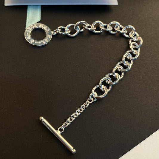 [Spark Jewels]TOGGLE TAG BRACELET SILVER