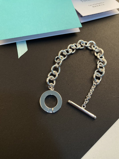 [Spark Jewels]TOGGLE TAG BRACELET SILVER