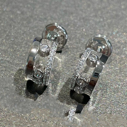 [⭐Aura]MOVE ROMANE EARRINGS DIAMOND