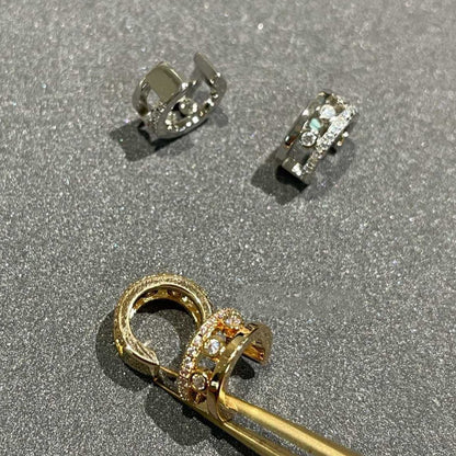 [⭐Aura]MOVE ROMANE EARRINGS DIAMOND