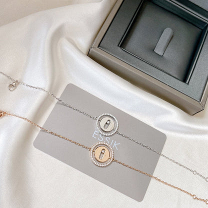 [⭐Aura]Demo MOVE PAVED DIAMOND BRACELET