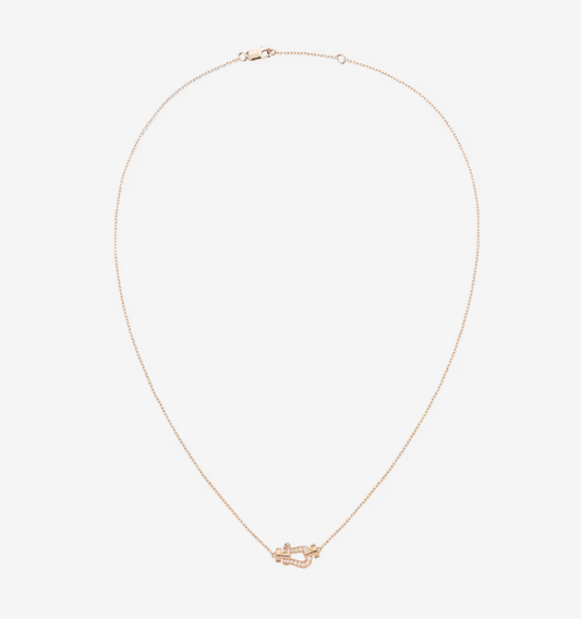 [⭐Aura]FORCE 10 DIAMOND PINK GOLD NECKLACE MINI MODEL