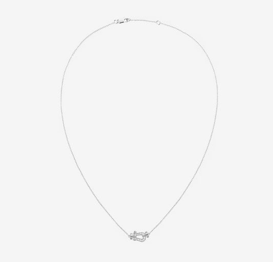 [⭐Aura]FORCE 10 DIAMOND SILVER NECKLACE MINI MODEL