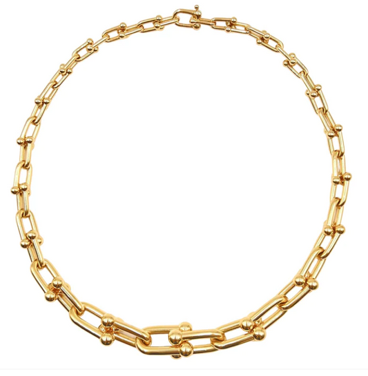 [Spark Jewels]HARDWEAR PINK GOLD CHOKER