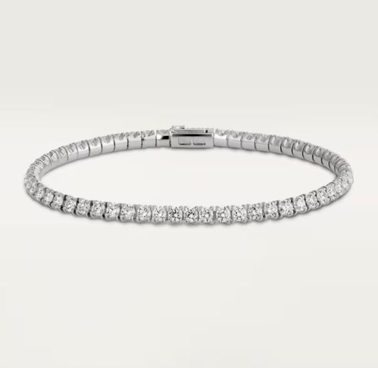 [⭐Aura]  CLASSIC BASEBALL BRACELAT, 52 DIAMOND