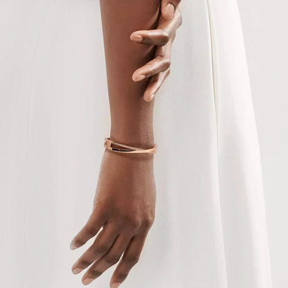 [Spark Jewels]NARROW HINGED BANGLEIN WITH DIAMONDS SMALL