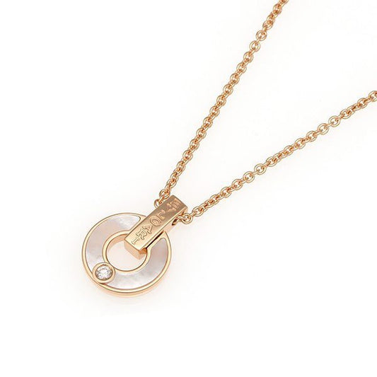 [⭐Aura]GARI NECKLACE PINK GOLD MOP