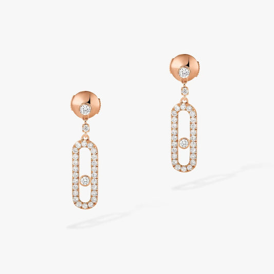 [⭐Aura]DORMEUSES MOVE UNO DIAMOND EARRINGS