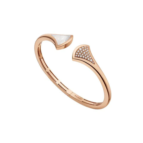 [⭐Aura]DREAM BRACELET OPEN PINK GOLD MOP DIAMOND