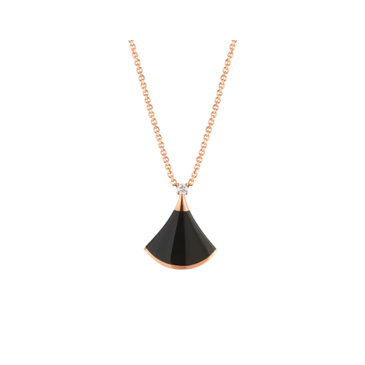 [⭐Aura]DREAM NECKLACE ONYX 1 DIAMOND