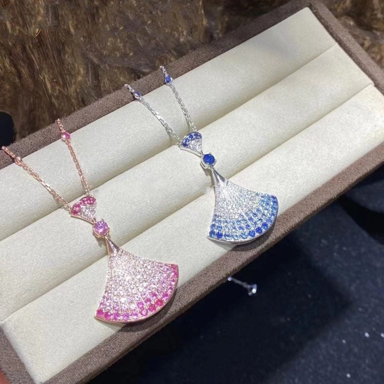 [⭐Spark]DREAM NECKLACK DIAMOND PINK GOLD