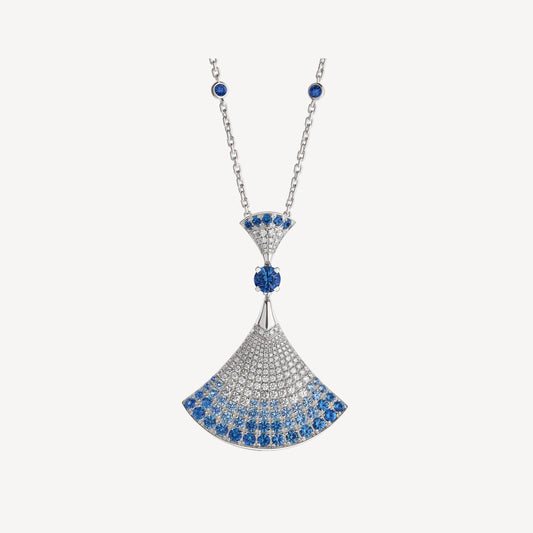 [⭐Aura]DREAM NECKLACE AGATE SILVER DIAMOND