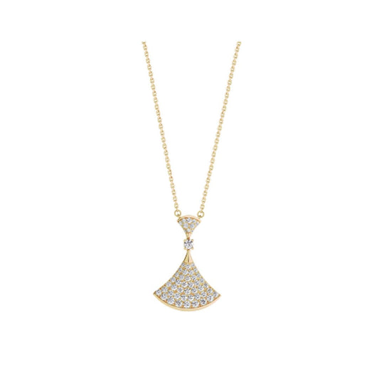 [⭐Aura]DREAM NECKLACE GOLD FULL DIAMOND