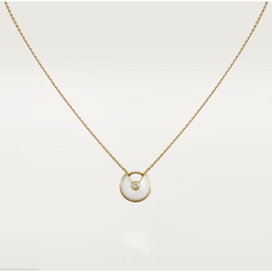 [⭐Aura]AMULETTE ROSE GOLD MOP NECKLACE