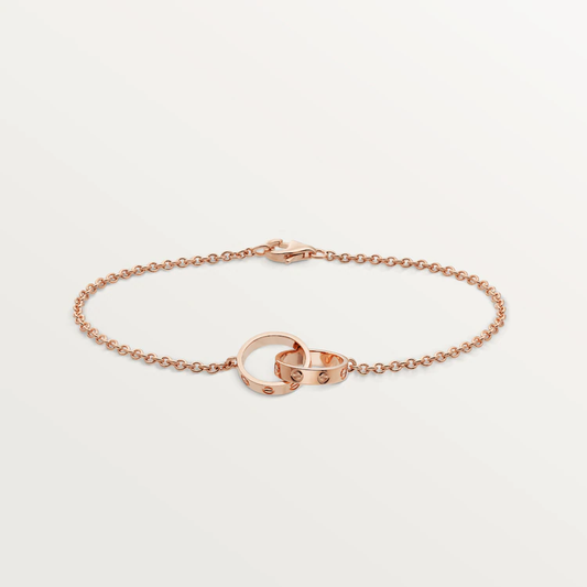 [⭐Aura]LOVE BRACELET DOUBLE RING