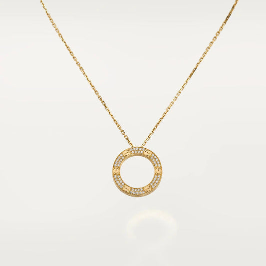 [⭐Aura]LOVE NECKLACE ADJUSTABLE ROSE GOLD