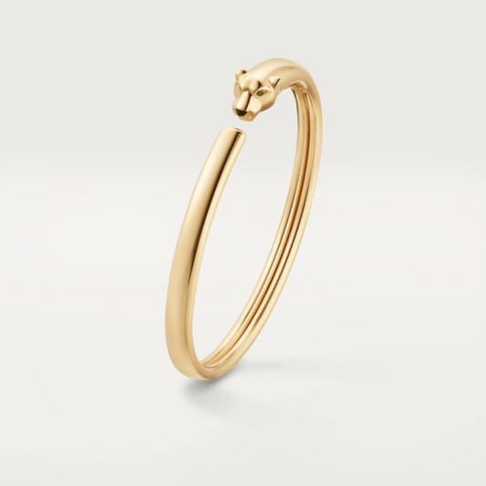 [⭐Aura]PANTHERE GOLD OPEN BRACELET