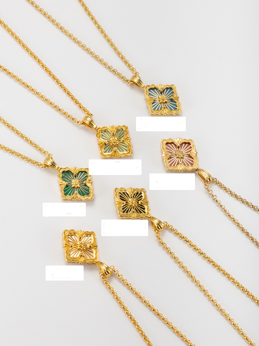 [⭐Aura] B.C.L SMALL SIZE  ENAMEL NECKLACE（Various colors)
