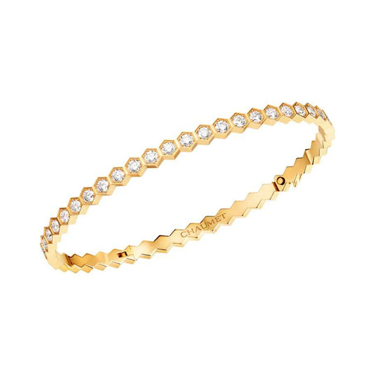 [⭐Aura]BEE LOVE GOLD BRACELET FULL DIAMOND