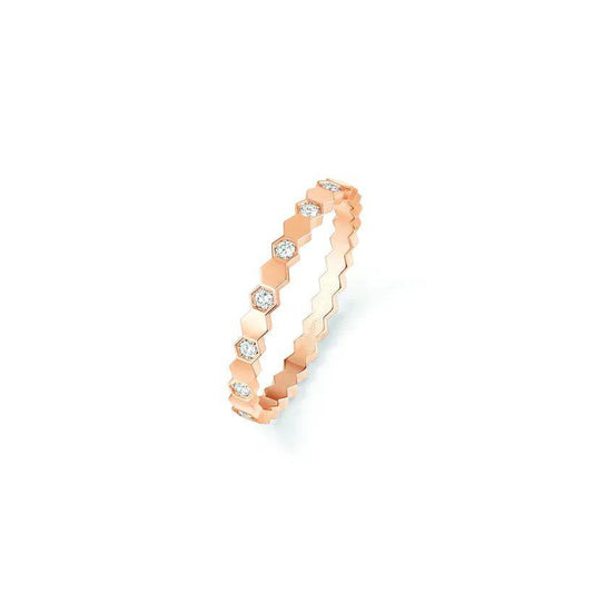 [⭐Aura]BEE LOVE RING PINK GOLD DIAMOND