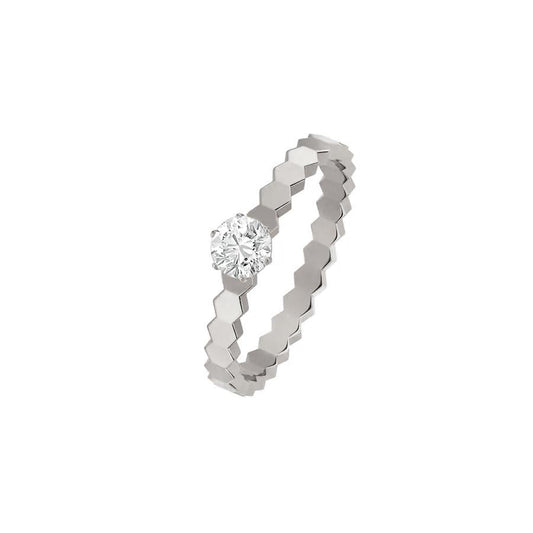 [⭐Aura]BEE LOVE RING SILVER 1 DIAMOND