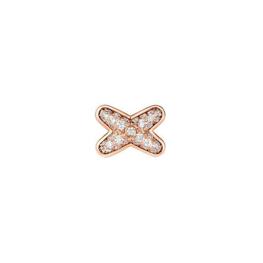 [⭐Aura]JEUX DE PINK GOLD DIAMOND EARRINGS