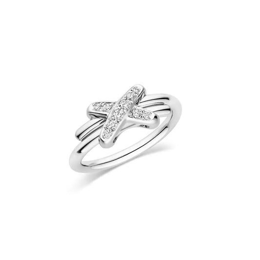 [⭐Aura]JEUX DE SILVER DIAMOND RING