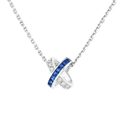 [⭐Aura]LIENS DIAMOND SILVER NECKLACE