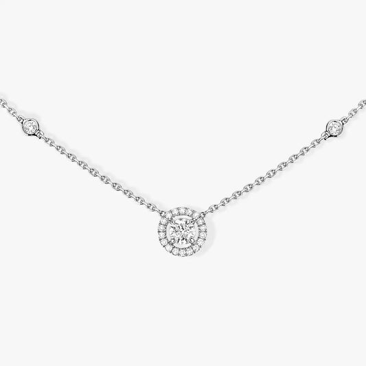 [⭐Aura]Diamond Necklace 0,20ct Brilliant Shape Joy