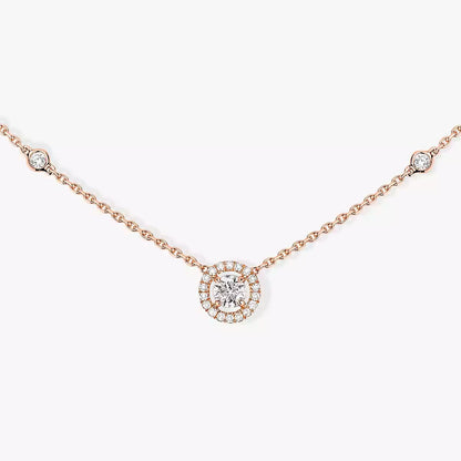 [⭐Aura]Diamond Necklace 0,20ct Brilliant Shape Joy
